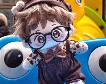 Vêtements de poupée en coton 20 cm, Ensemble complet de vêtements, Vêtements de poupée en peluche, Vêtements personnalisés de différentes tailles
