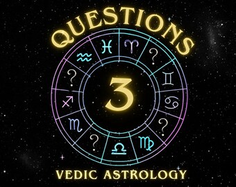 Vedic Astrology Questions - Ask astrologer 3 questions | Vedic Chart reading | Birth chart analysis | Online astrologer | Astro Questions
