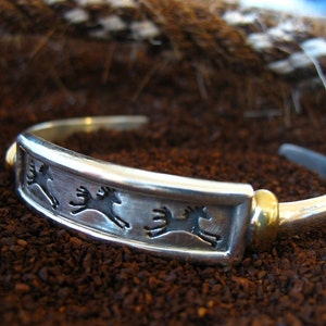 Sterling Silver Spirit Horse Cuff Bracelet image 2