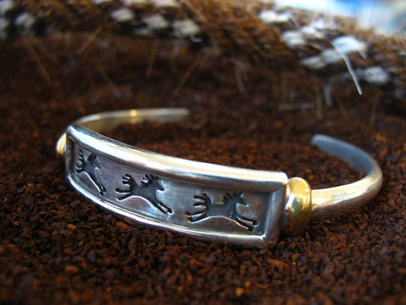 Sterling Silver Spirit Horse Cuff Bracelet image 2