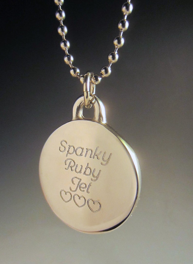 Snowflake Engravable Stainless Steel Necklace image 2