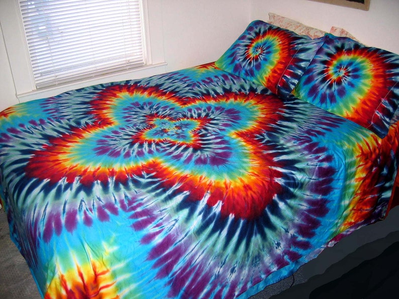 Custom Tiedyed Comforter Cover Set All Sizes Avaiable 300 Etsy