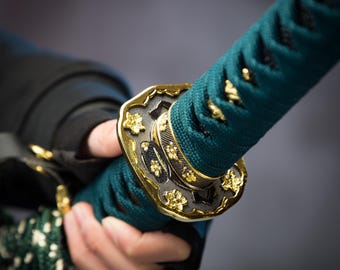 Katana realizzata a mano - Design originale ispirato / Katana per fidanzato, regalo per marito, pezzo da collezione unico da esporre
