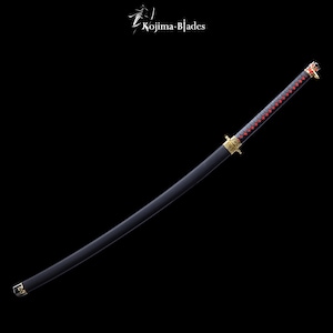 Rivers of Blood Metal Katana Prop | Full Tang Hand Forged Steel Art | Elden Ring Decor | 1:1 Scale Cosplay Prop | Soulsborne Fan Art image 15