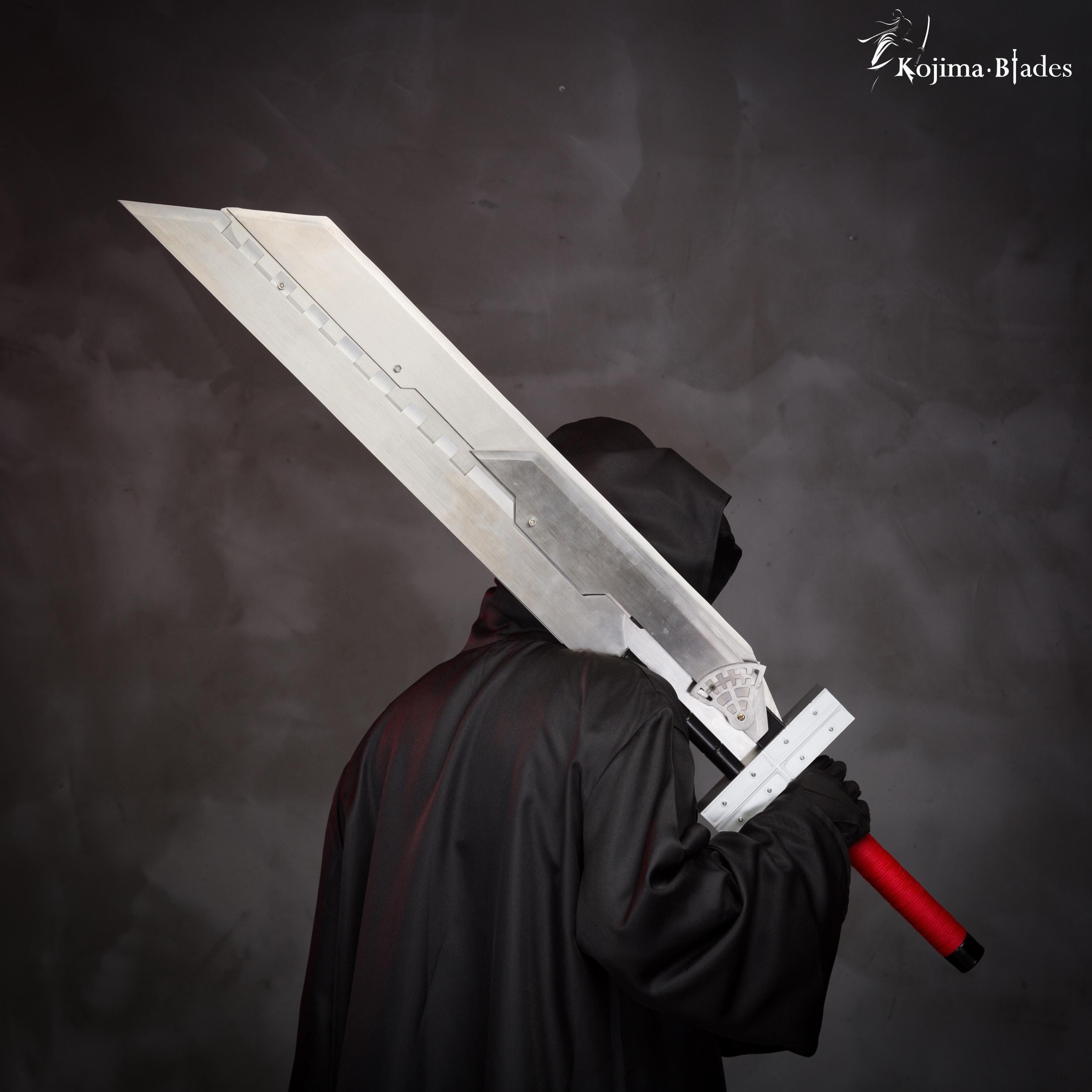 ひろ　Infinity Cluster Secret Weapon FF7 Fusion Sword Life-size Replica, Gift for Gamers
