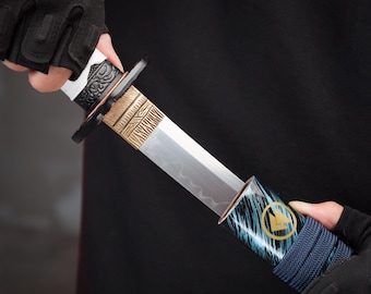 Life-Size Highly Detailed Replica of the Sakai Katana and Sakai Tanto from Ghost of Tsushima, Gift for Gamer | Boyfriend | Him, Cosplay Prop