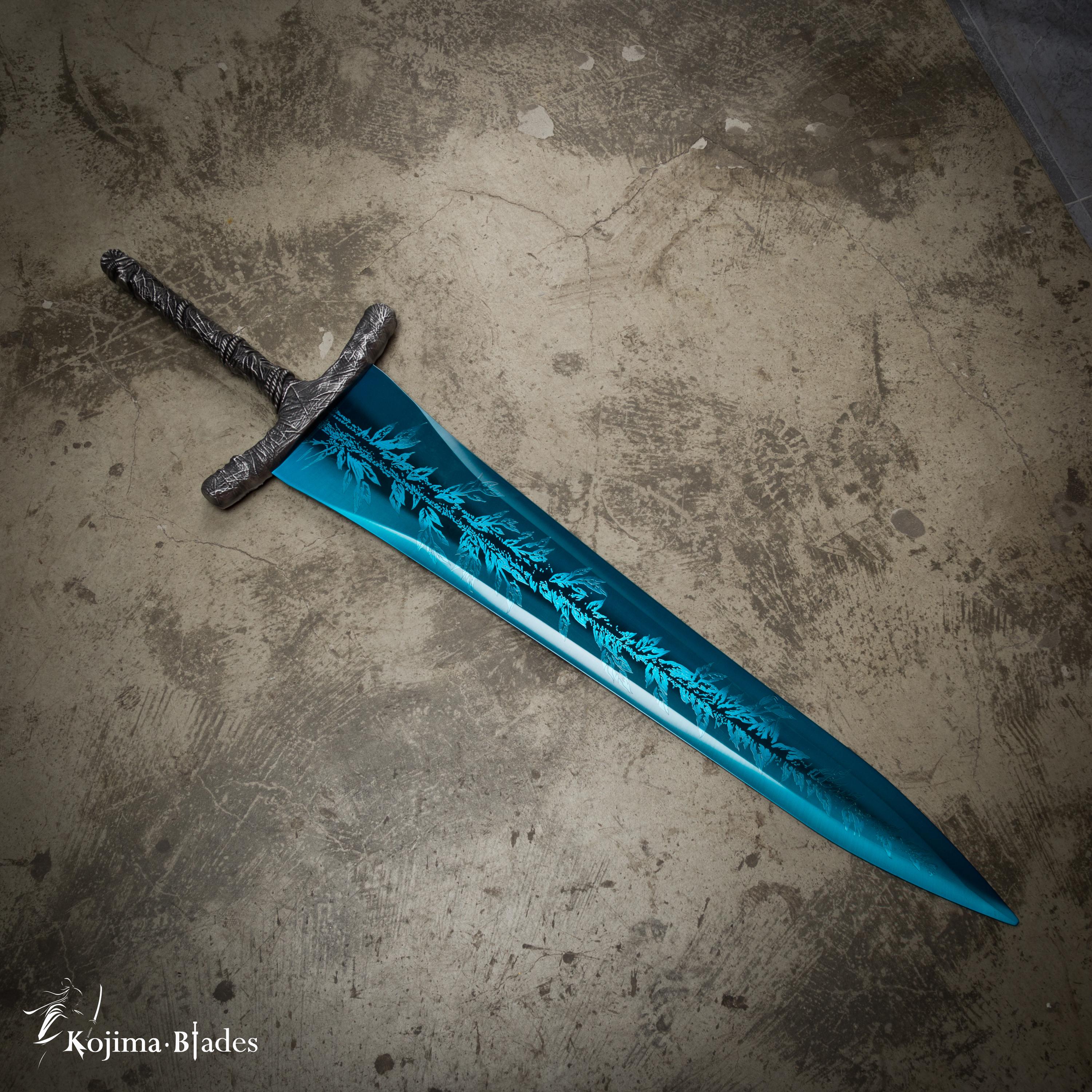 Dragonslayer Sword ER Dark Moonlight Greatsword 11.8'' Metal