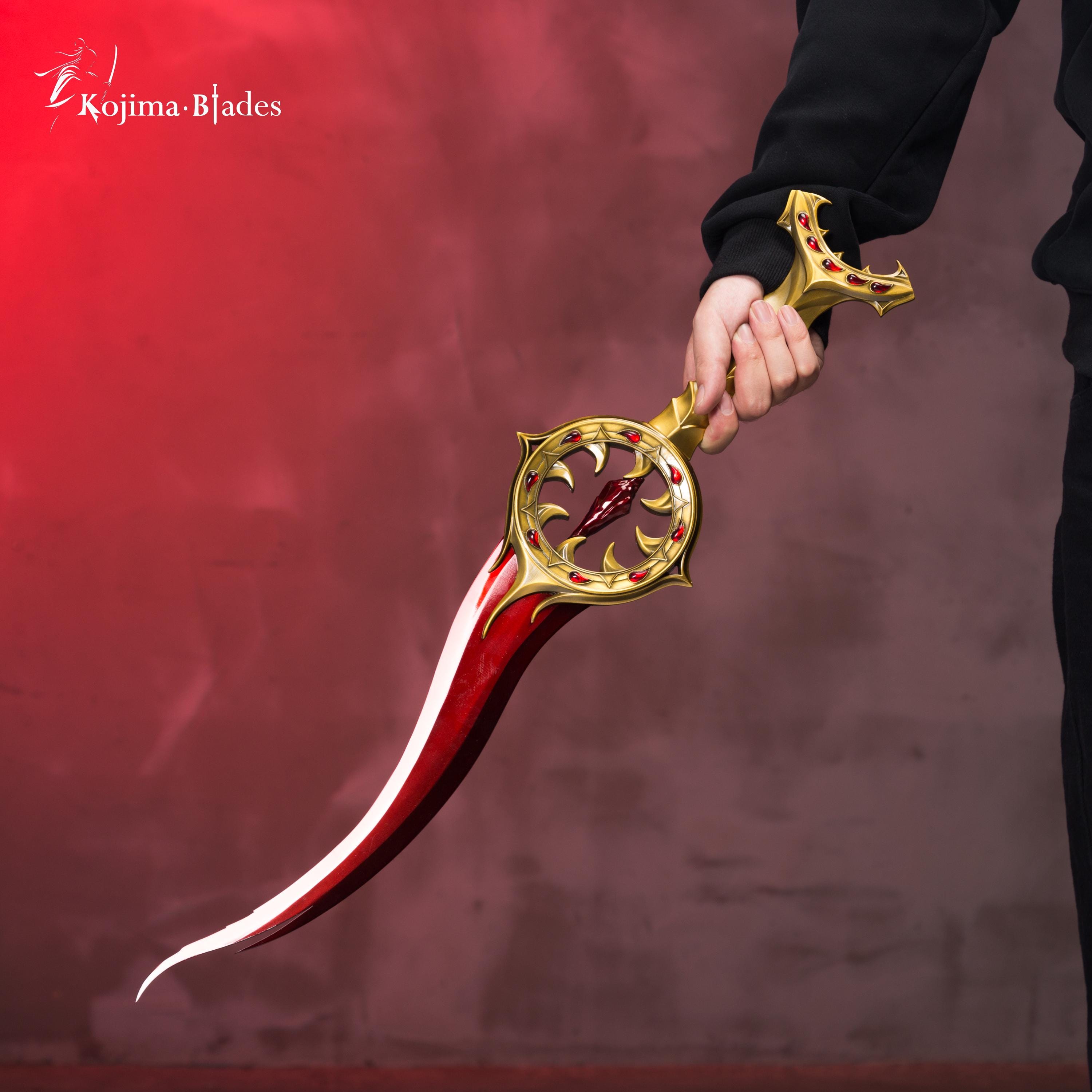 Bloodthirst Orin's Bloodthirst Life-size Full Metal Replica, Baldur's Gate 3 Weapon ...