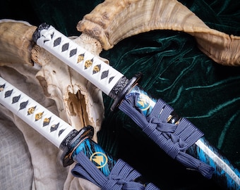 Life-Size Highly Detailed Replica of the Sakai Katana and Sakai Tanto from Ghost of Tsushima, Gift for Gamer | Boyfriend | Him, Cosplay Prop