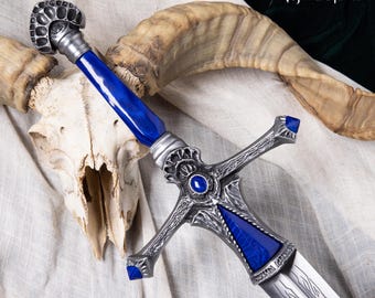 Rellana's Twin Blades Metal Replica, Elden Ring, Cosplay Sword