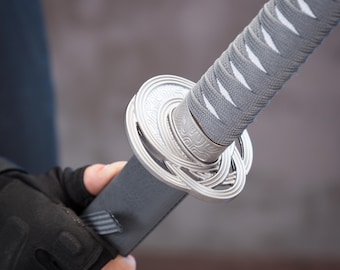 Moonveil Katana Replica, Elden Ring Full Tang Sword, Cosplay Prop