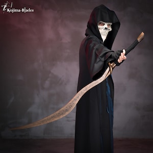 Reißzahn des Bloodhound, Lebensgroße Nachbildung, Ringwaffe der Elden - Handgeschmiedete Full Tang-Waffe, Bloodborn, Geschenk für Gamer | Freund | Ihn