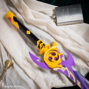 Mistsplitter Full Metal Replica – Genshin Impact, Raiden Shogun, Cosplay Sword