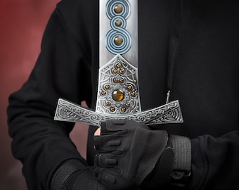 Miquellan Knight's Sword Replica, Elden Ring, Full Metal, Cosplay Prop