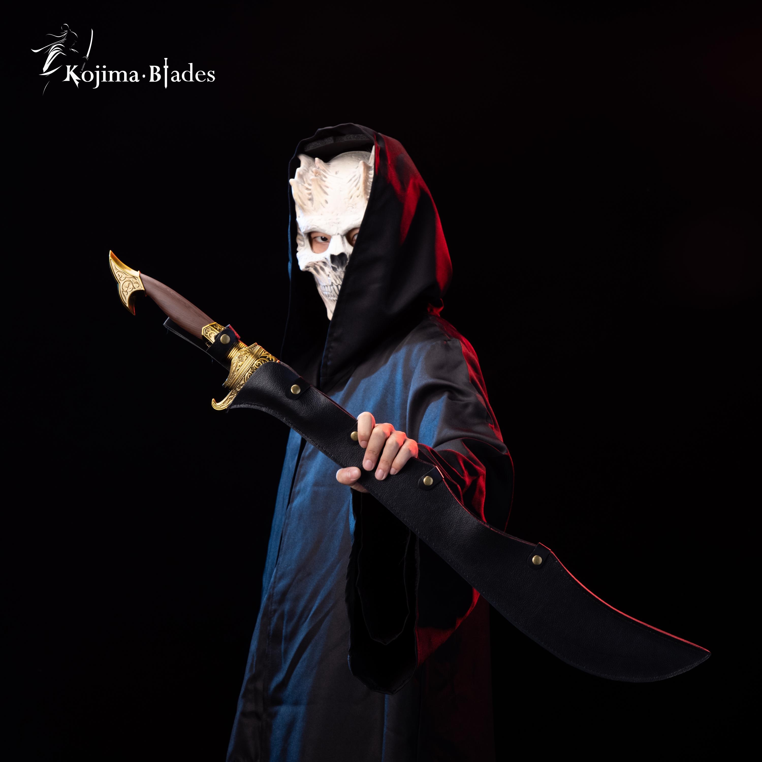 Assassin's Creed Mirage Basim's Curved Sword, Scimitar, Life Size Metal ...