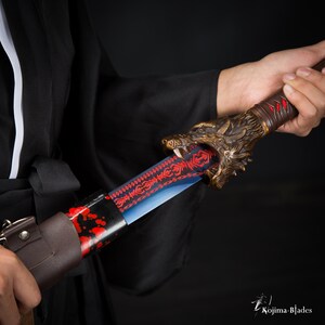 Hantverkssvärd, Originaldesign, Fantasysvärd, Pojkvänpresent, Cosplay-vapen, Makepresent, Present till honom