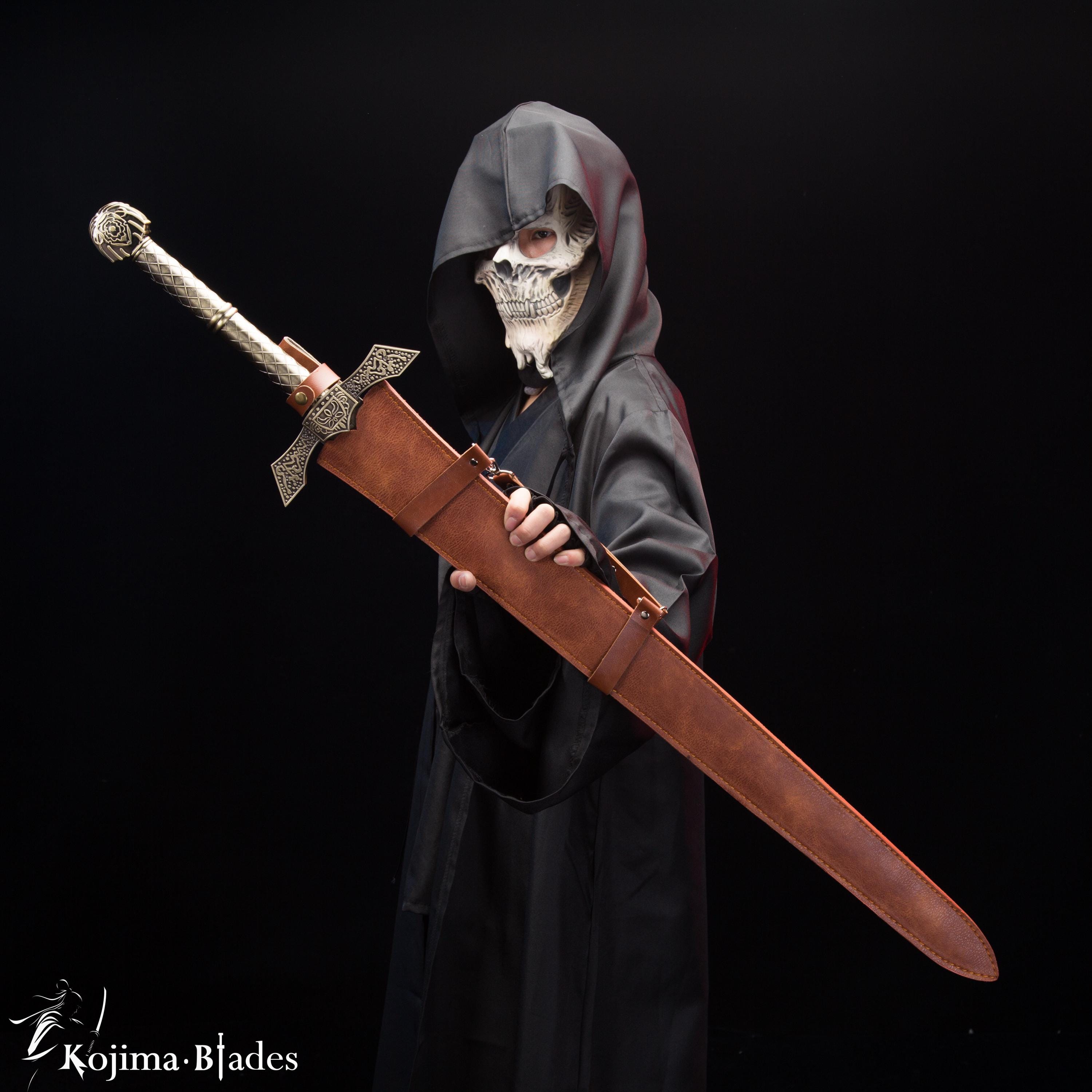 追放された騎士の大剣の実物大レプリカ、エルデンリングの武器 - 手