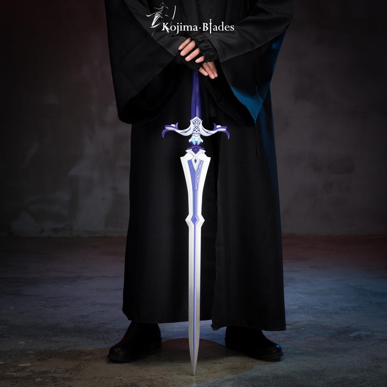 Sword Robe Sacrificial Sword Full Metal Replica - Genshin Impact Cosplay Prop - Etsy