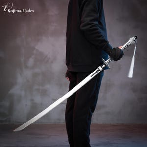 2B’s Virtuous Contract Katana Life-Size Replica, NieR Automata, Gift for Gamers | Boyfriend | Him, Cosplay Prop