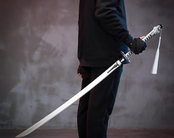 2B's Virtuous Contract Katana Replica, NieR Automata, Cosplay Sword