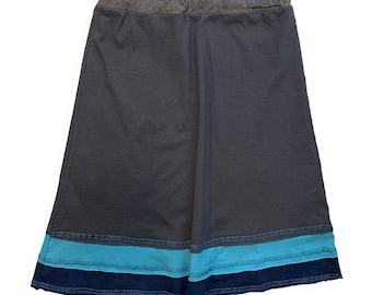 Three Layer Skirt-Charcoal