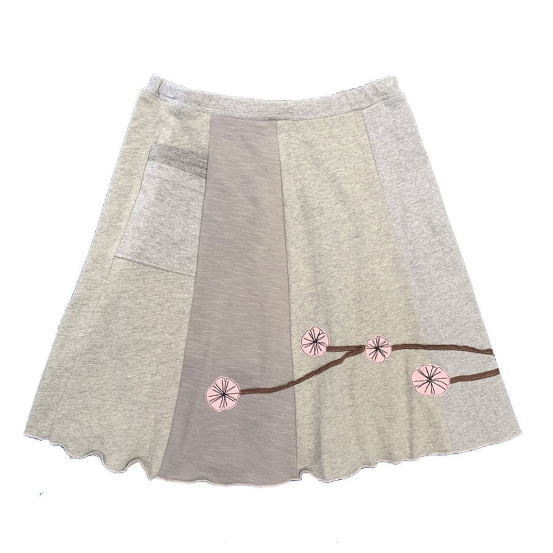 Classic Appliqué Skirtcherry Blossom Etsy
