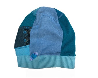 Cashmere Hat-Ocean Blues