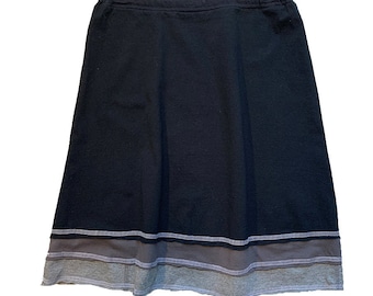 Three Layer Skirt-Black