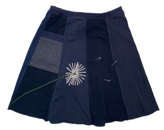 Classic Appliqué Skirt-Dandelion