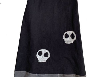 Long Skirt-Skulls