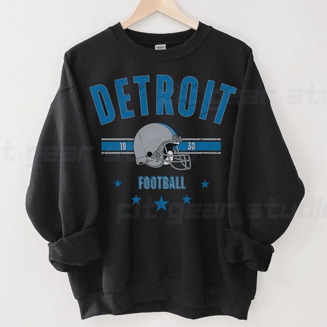 Sweat-shirt College Américain Detroit - Typographie Michigan - Coupe Classique - Cadeau Décontracté - 7