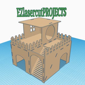 Maison de taille moyenne avec toit pour rongeurs (FILES NUMÉRIQUES)