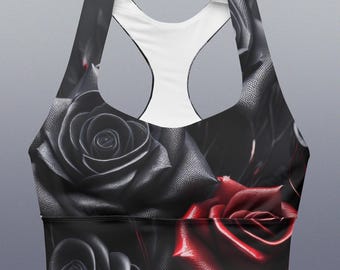 Dark Petal Sports Bra