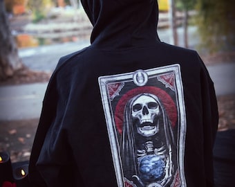 The Death Card Zip-up Hoodie