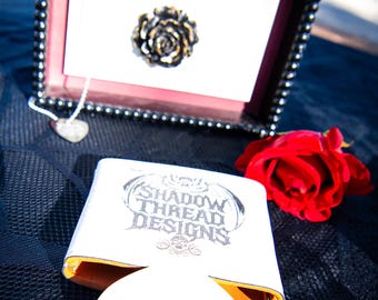 Shadow Thread Designs Leather Drink Koozie