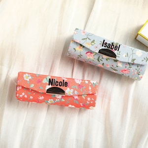 Lipstick Organizer,Floral Lipstick Case,  Lipstick Holder with name,Floral Lipstick Box,Gift foe her,Bridesmaid gift