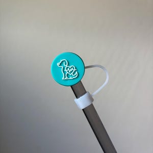 獣医 獣医 動物医師 ペットドクター PVC ストロートッパー ストローカバー ストローバディ タンブラーアクセサリー