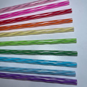 Reusable Plastic Swirl Replacement 11 inch Straw Starbucks Tumbler Straw Straw