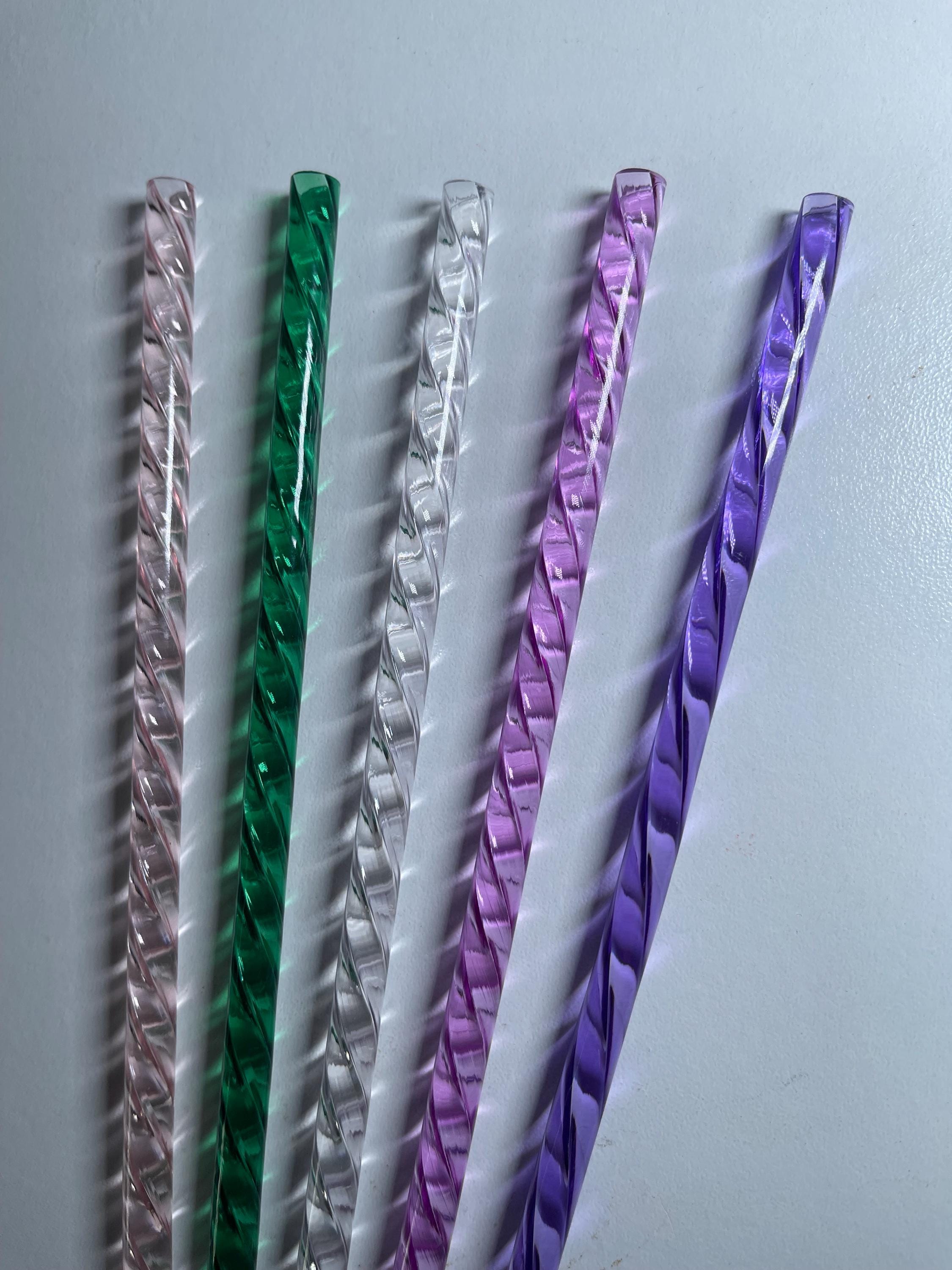 Herbruikbaar plastic kristalvervanging rietje van 11 inch Starbucks-bekerrietje met rietje