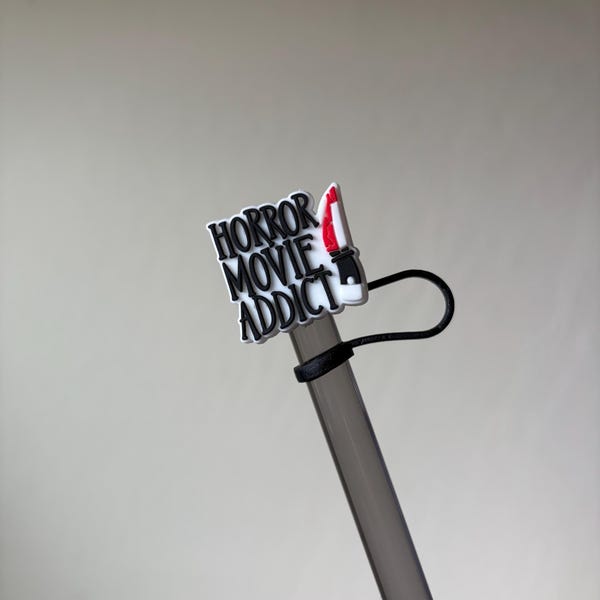 Horror Movie Addict Halloween PVC rietje rietje rietje rietje buddy beker accessoire
