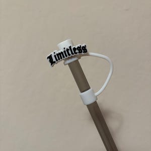 Limitless PVC straw topper straw cover straw buddy tumbler accessory