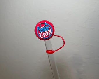 Nursing School Grad Nursing Student RN Registered Nurse PVC straw topper straw cover straw buddy tumbler accessory