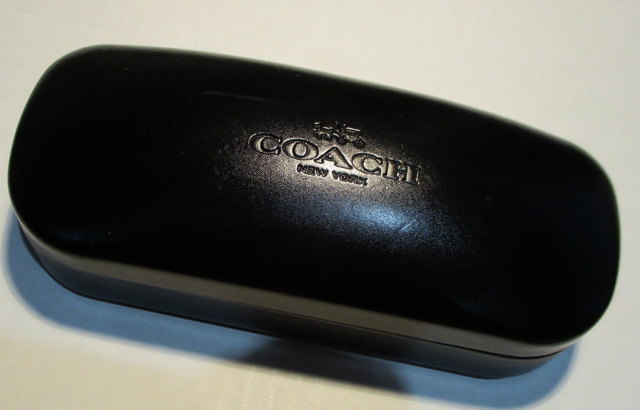 COACH Black Eyeglasses Hard Case Snap Close Black Interior - Etsy Hong Kong