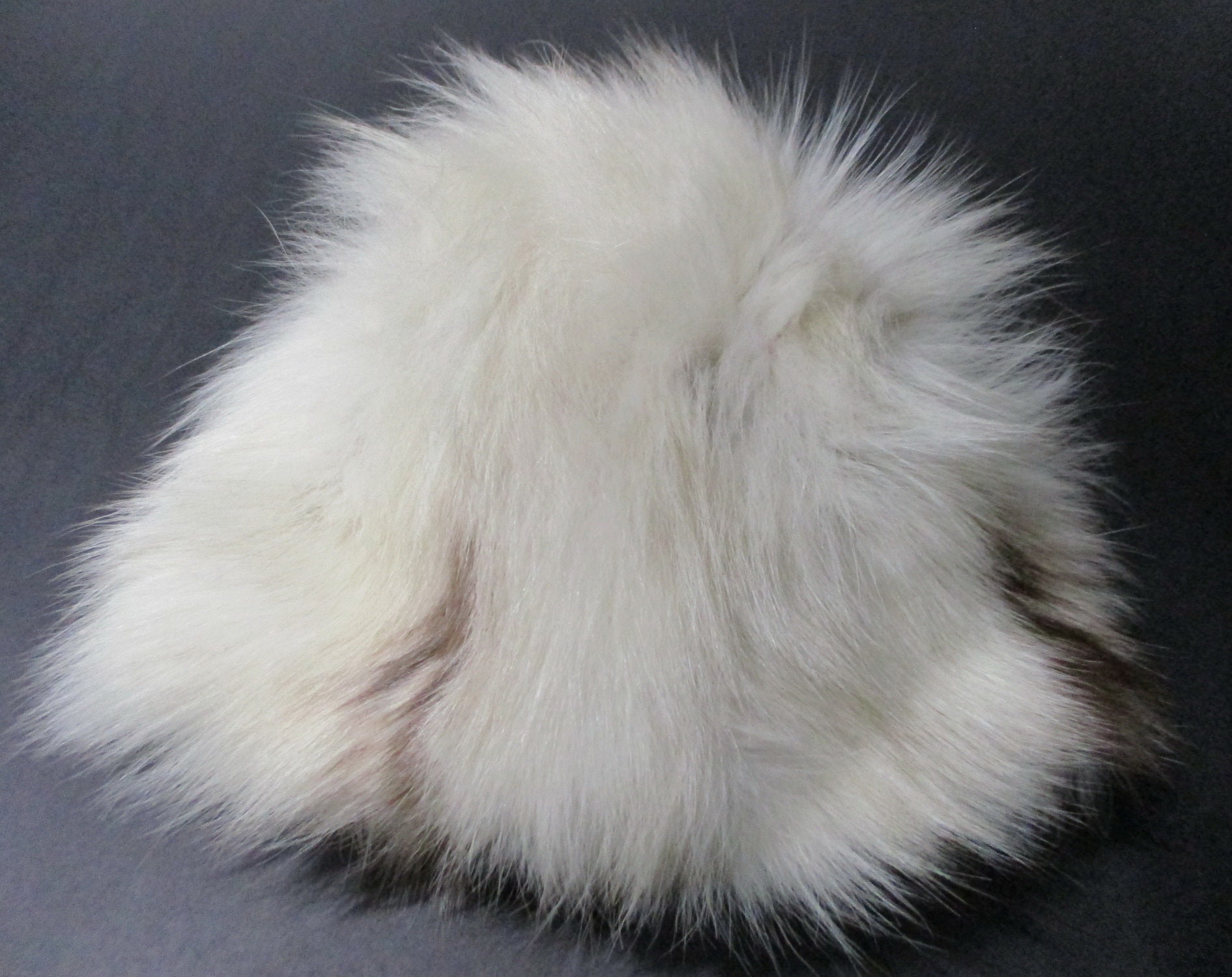 Real Fur hat 22 inch head circumference. Vintage Vintage Fox Fur Hat Tam 22 1/4 main image 2