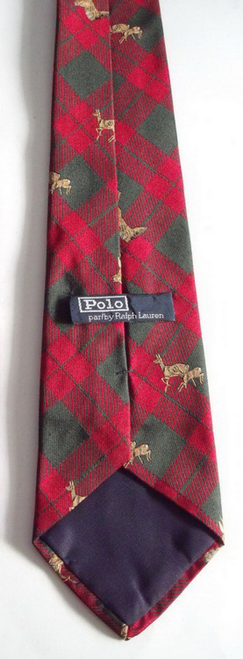 Vintage POLO Ralph Lauren Mens 100% Silk Necktie Tie 3.75 in. | Etsy