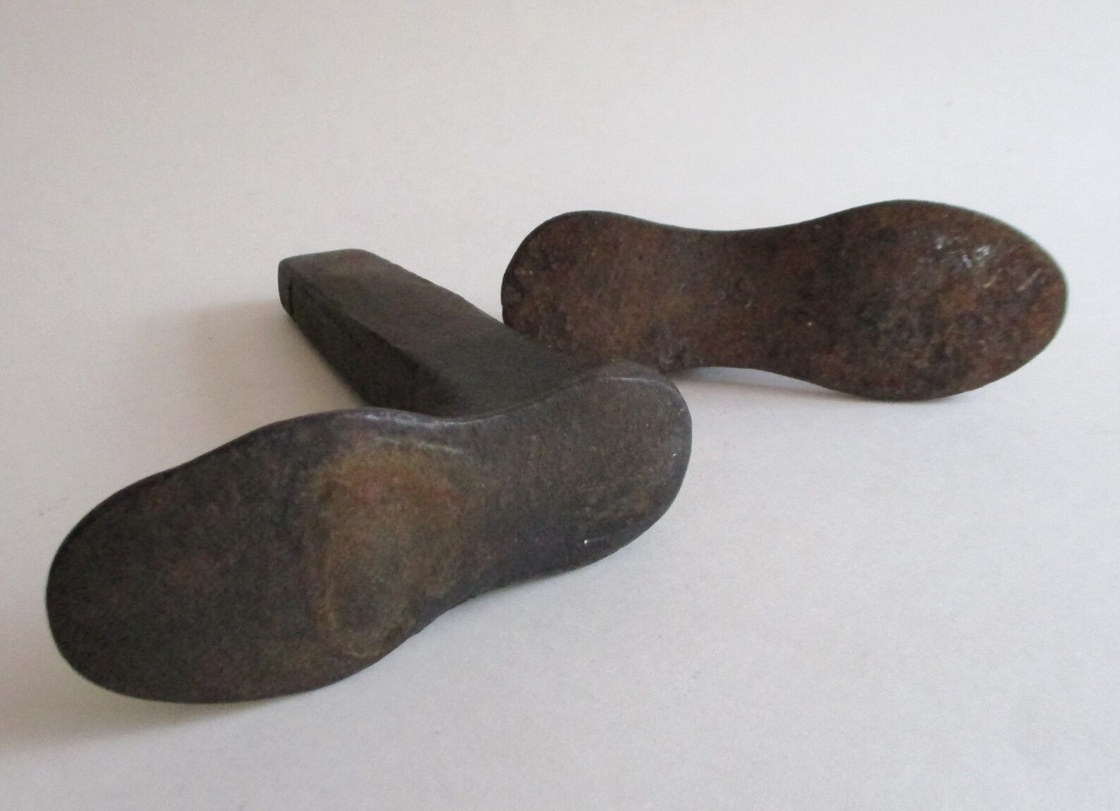 Antique Iron Shoe Lasts Cast Iron Shoemaking Molds Small Etsy