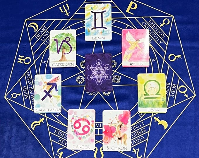 Card Reading Spread 2 "Septagram Spread"