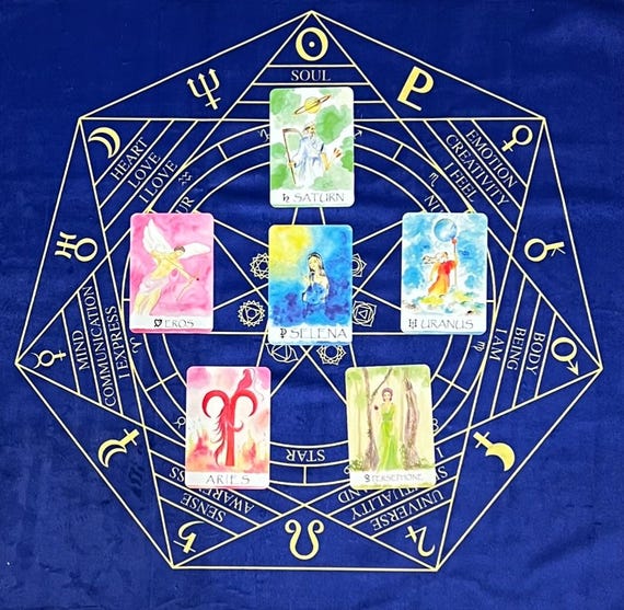 Card Reading Spread 5 "Pentagram Spread"