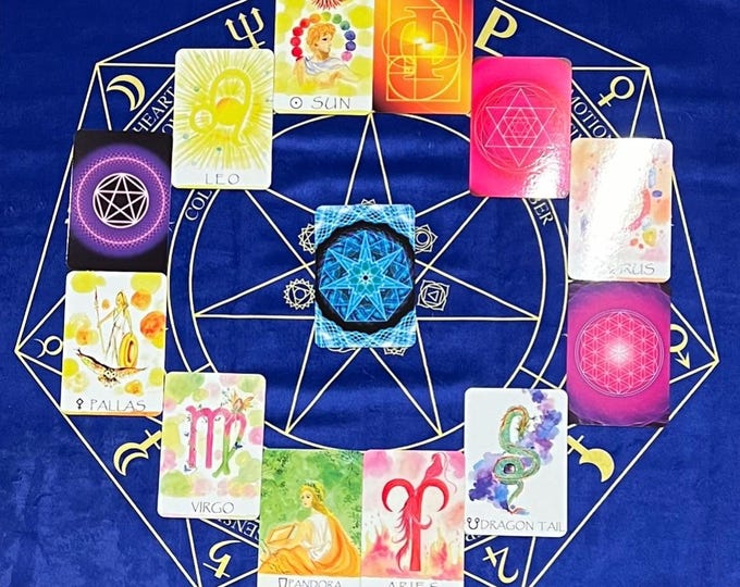 Card Reading Spread 1 "Soul Birth Chart Spread"