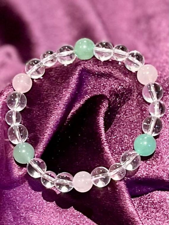 Crystal bracelets, health, family harmony, love, healing